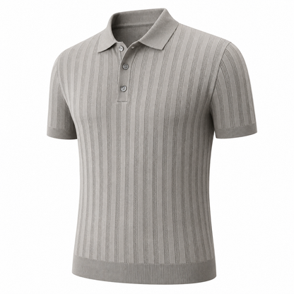 Men’s Knitted Polo Shirt – Old Money Style | Legacy